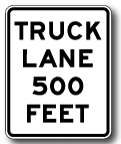 Truck Lane Advance